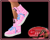 (Y) Pink Blue Sneakers