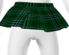 Plaid Green Miniskirt