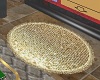 Gold Oval Rug