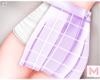 x Maya Lilac Plaid Skirt