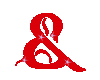 Ampersand & Red Sticker