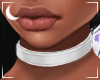 !P Slim White Choker