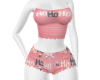 Pink Xmas PJs