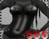 (666) deep black skin