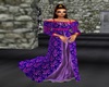 Purple Royal Empire Gown