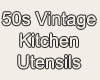 Vintage Kitchen Utensils