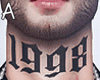 1998 Neck Tattoo