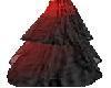 RedBlk Layered Skirt