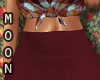 Maroon Autumn Skirt