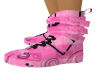 *b* PINK EMO BOOTS