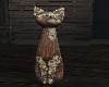 Boho Wood Cat