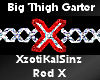 (LL)XKS Red X Garter