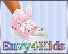 Kids Pink Bunny Sneakers