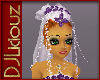 DJL-Bridal Hat Lavender