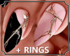 * PinkBlackNails +Rings