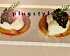Blini with caviar