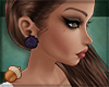 Royal Earrings Purple