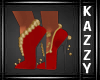 }KR{Xmas Shoes Red/Gold