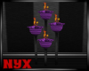 (Nyx)Purple Tiki Torches