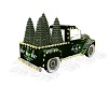 Green Christmas Truck