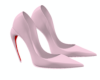 Curved Loub Pumps Pnk