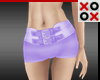 Purple Silk Hot Pants