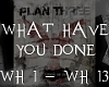 PlanThree-What have u Dn