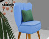 Cotton Candy Blue Chair