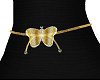 Gold butterfly belt