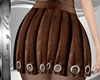 Iggy pleated brown