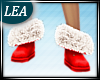 Kids Red Fur Boots
