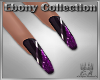 Ebony Purple Nails