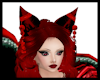 Red Blk Kitsune Ears