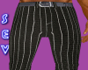SEV Suit Pants striped