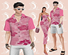 L: Summer Pink Shirt