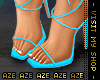 A | Eli blue wrap heels