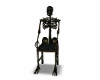 spooky skeleton chair