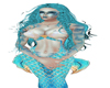 Blue turq mermaid hair