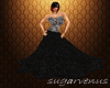 |SV|Lace Gray & Blk Gown