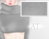 AT Silver Sweater Crop
