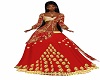 *MIA* Red & Gold Saree
