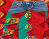 portugal flag jeans