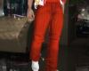 PANTS MEN RED