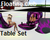 Floating club table set