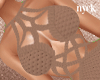 🅽 MANU NUDE  DRESS