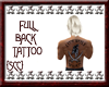 {SCC}Custom Back Tattoo