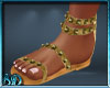 Greek Gold Sandals