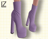 !L Parisian Purple Boots