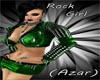 (Azar)Rock girl green
