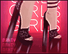 ɳ Black Glitter Heels